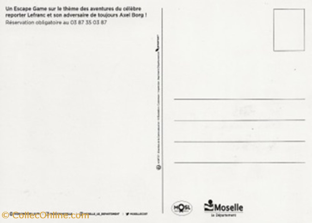 cartes postales bande dessinee zz chateau de malbrouck