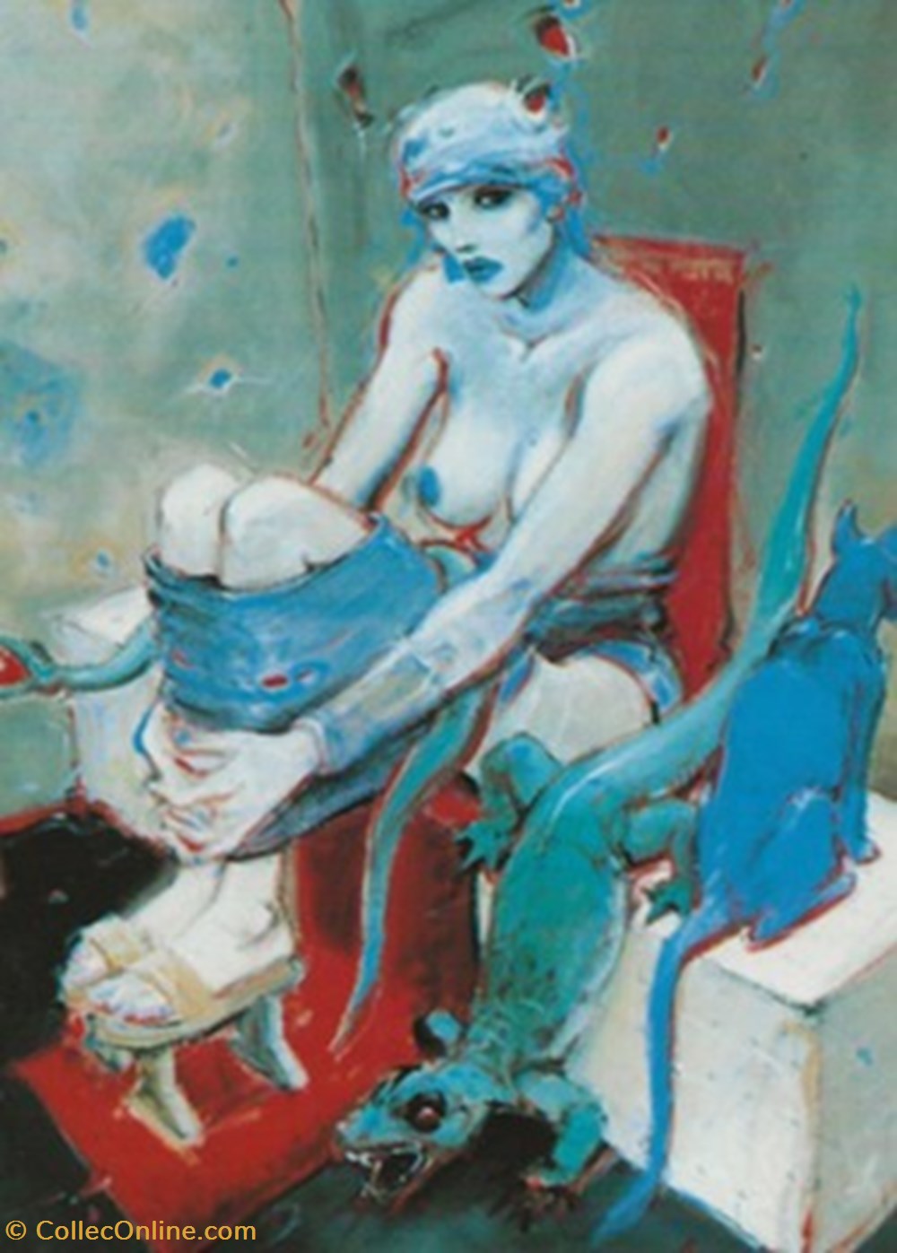 Enki Bilal cartes postales bande dessinee enki bilal
