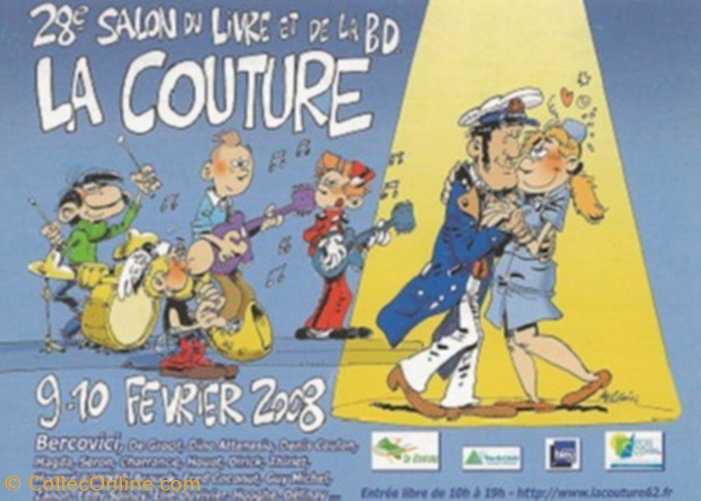 La Couture (62) 2008 cartes postales bande dessinee la couture 62 2008