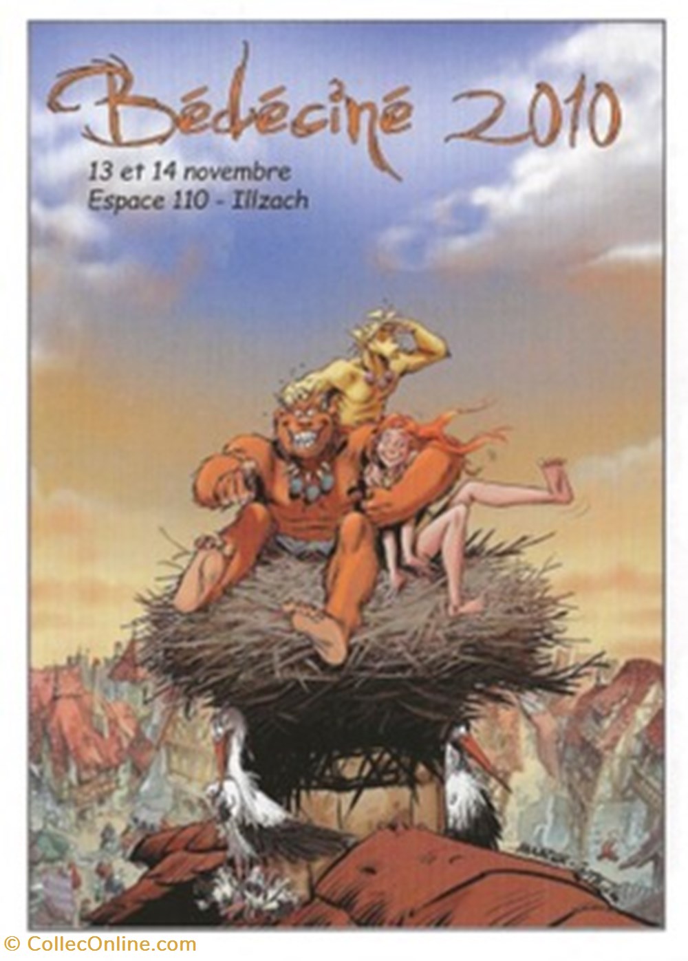 Illzach (68) 2010 cartes postales bande dessinee illzach 68 2010