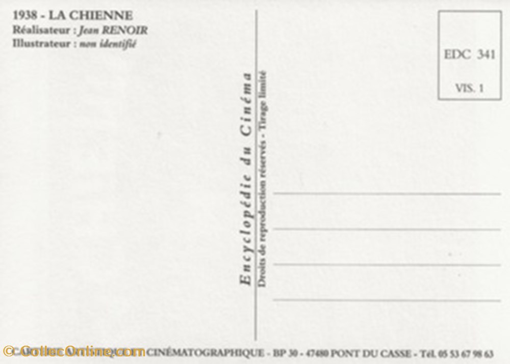 La chienne cartes postales autres la chienne