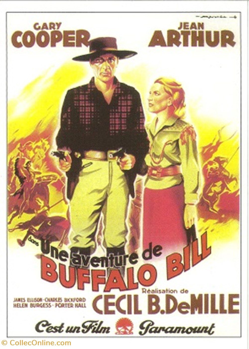 cartes postales autres une aventure de buffalo bill