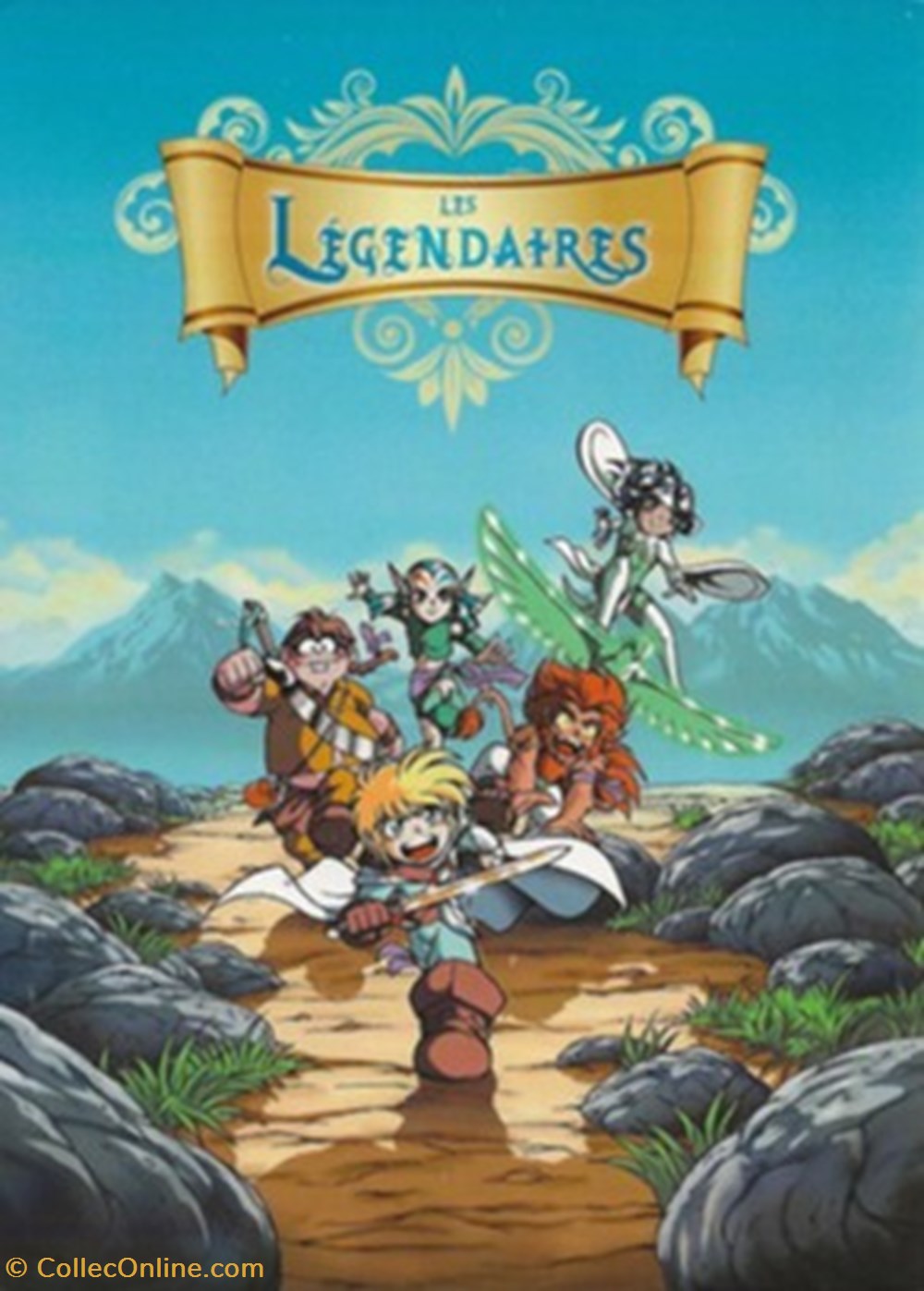 Les légendaires cartes postales bande dessinee les legendaires