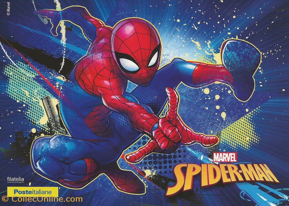 Spiderman cartes postales bande dessinee spiderman