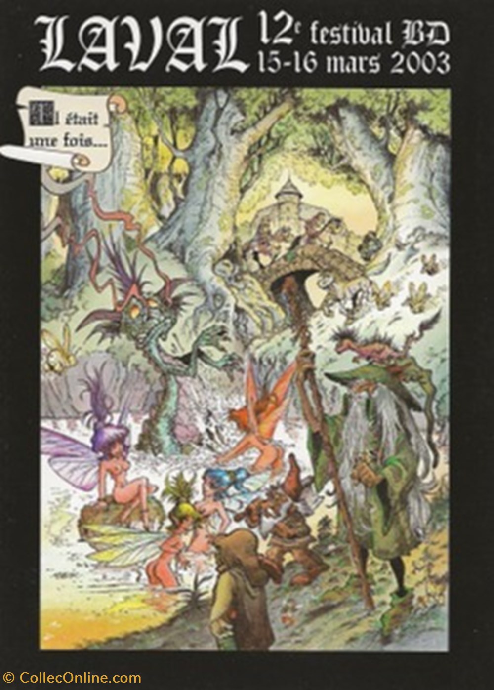 Laval (55) 2003 cartes postales bande dessinee laval 55 2003