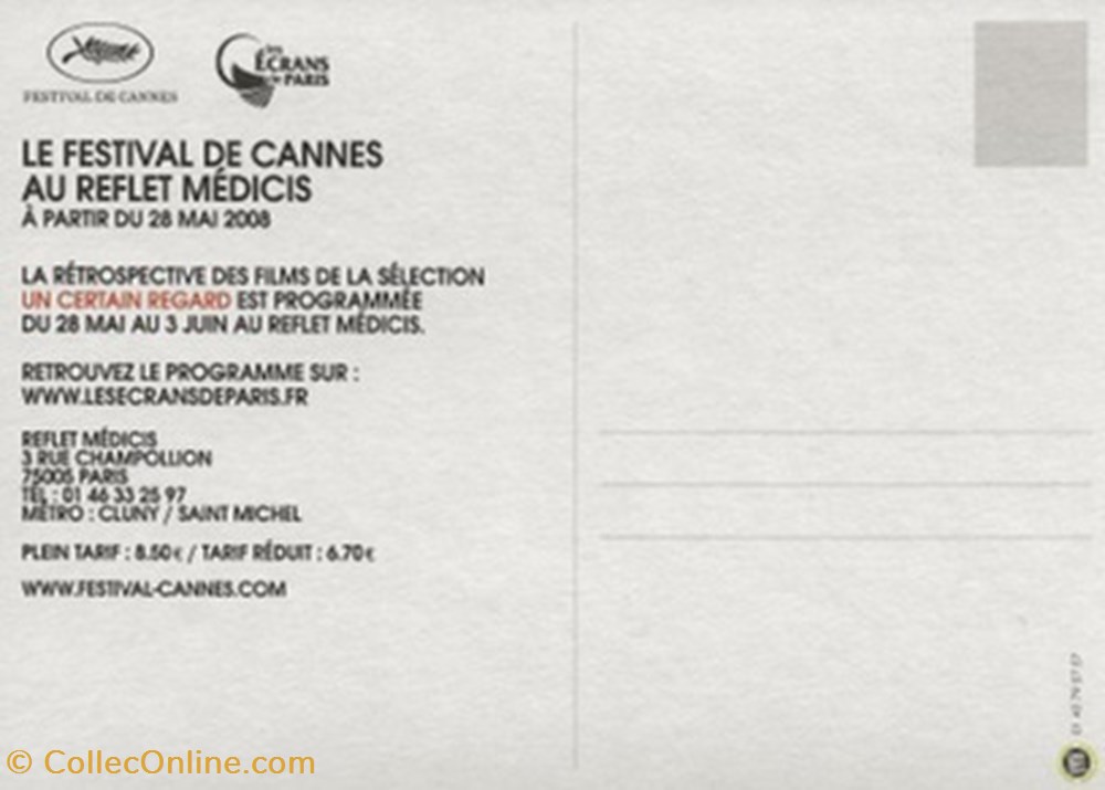 cartes postales autres cannes festival international du film 2008