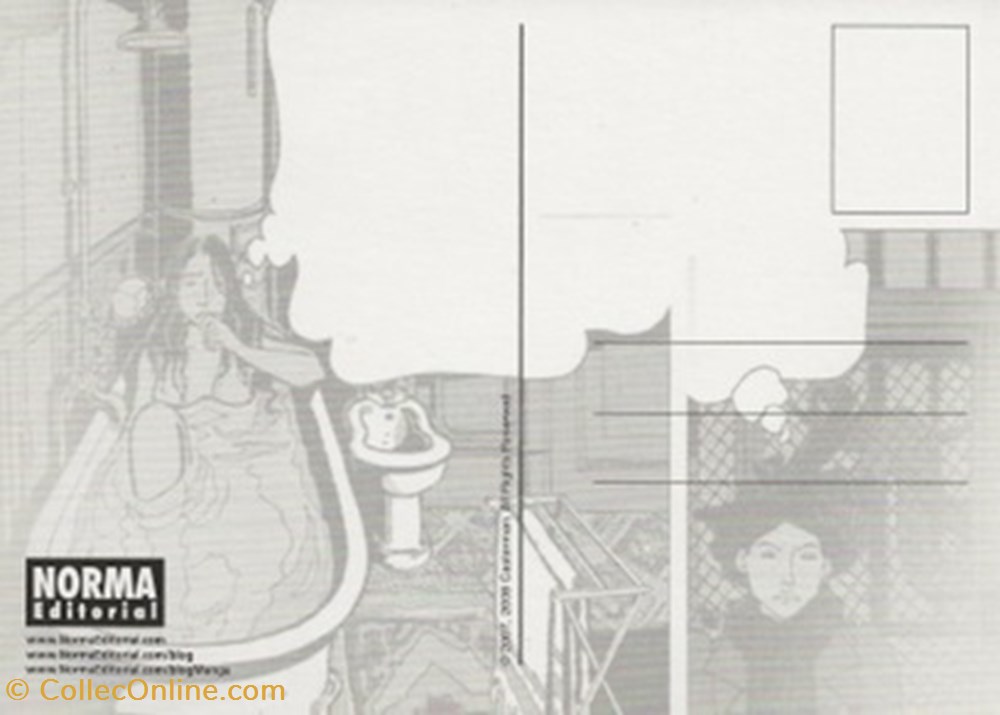 cartes postales bande dessinee adele blanc sec