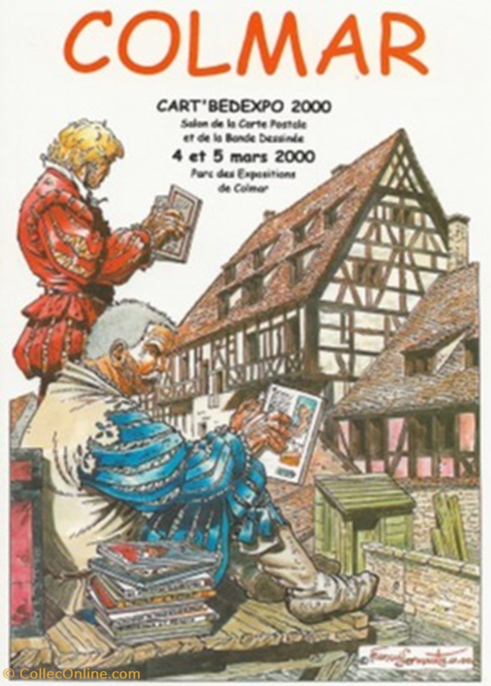Colmar (68) 2000 cartes postales bande dessinee colmar 68 2000