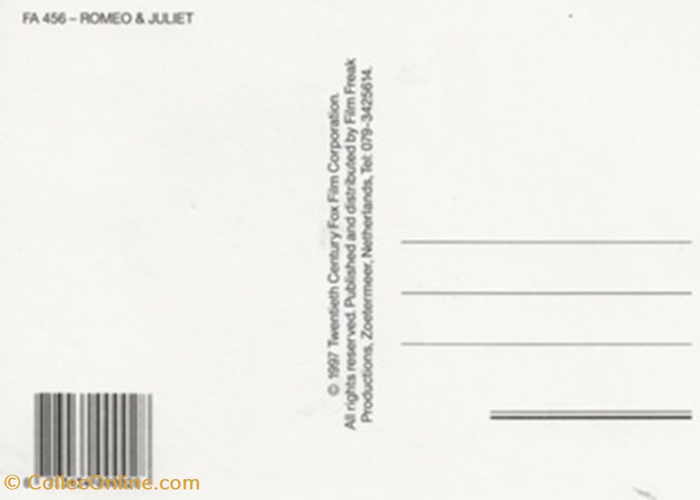 Romeo + Juliet cartes postales autres romeo juliet