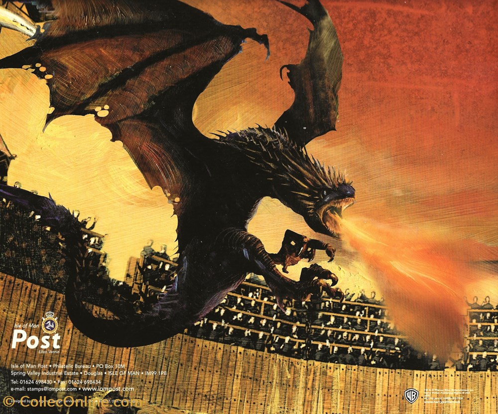 timbres zzz presentation pack ile de man 2005 harry potter and the goblet of fire