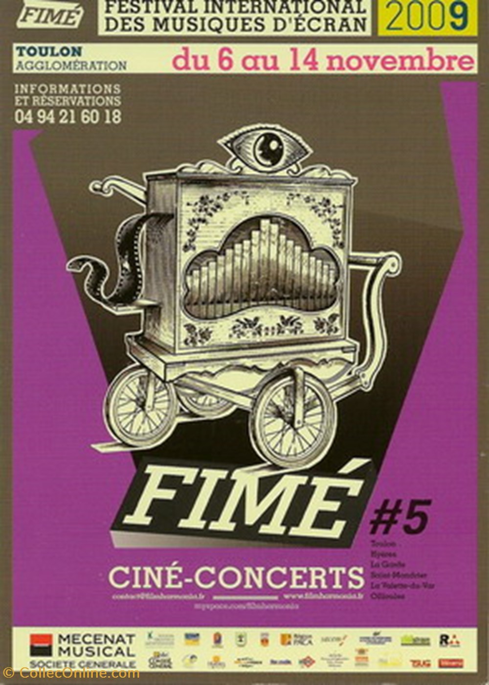 cartes postales autres toulon festival international des musiques ecran 2009