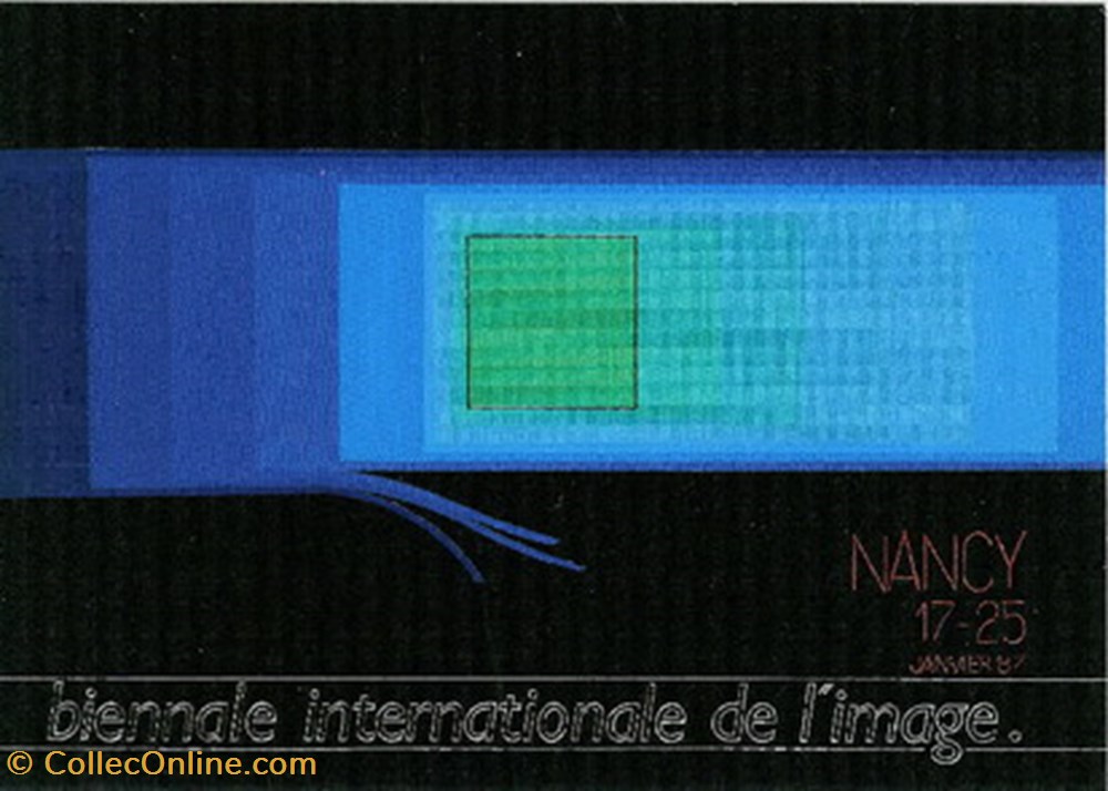 Nancy Biennale de l'image 1987 cartes postales autres nancy biennale de image 1987