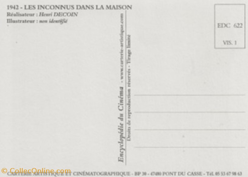Les inconnus dans la maison cartes postales autres les inconnus dans la maison
