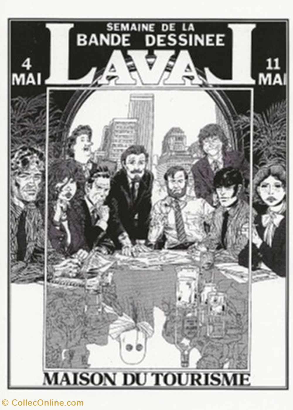 Laval (55) 1991 cartes postales bande dessinee laval 55 1991