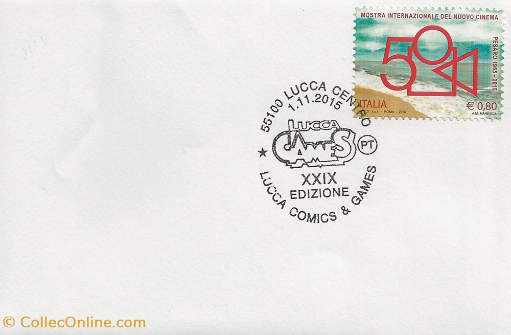 Lucca (Italie) 2015 Lucca comics & games timbres lucca italie 2015 lucca comics games