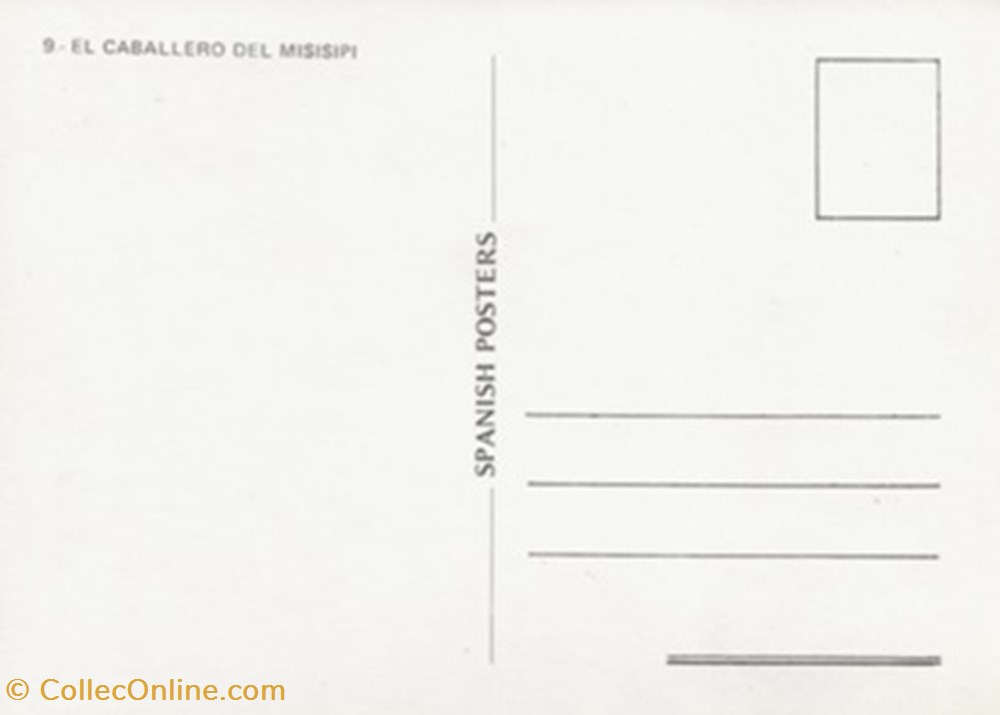 cartes postales autres el caballero del misisipi