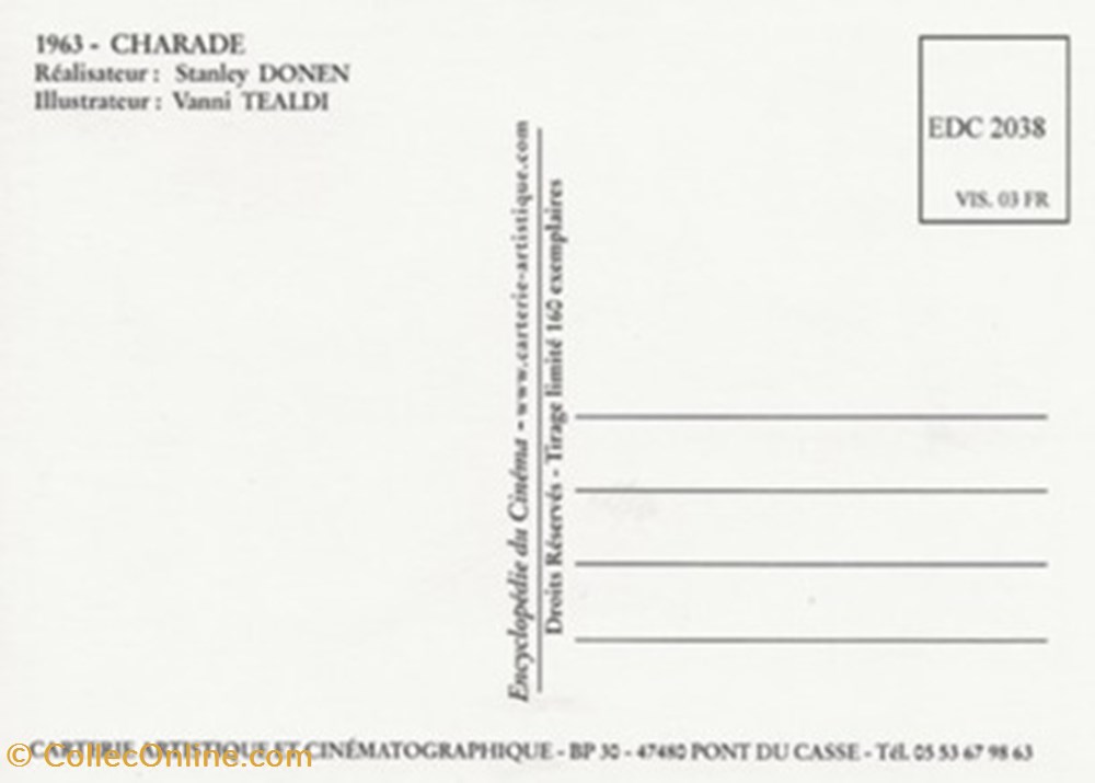 cartes postales autres charade