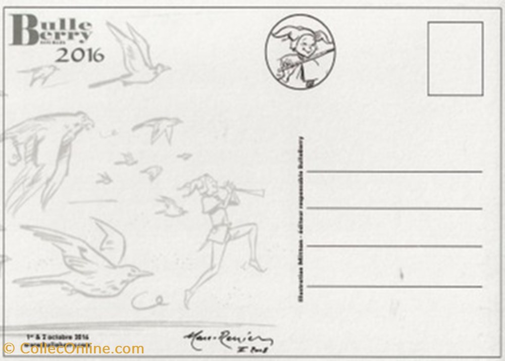Bourges (18) 2016 cartes postales bande dessinee bourges 18 2016