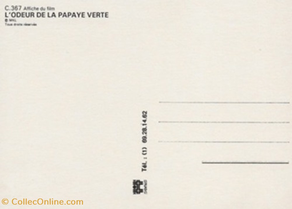 L'odeur de la papaye verte cartes postales autres l odeur de la papaye verte