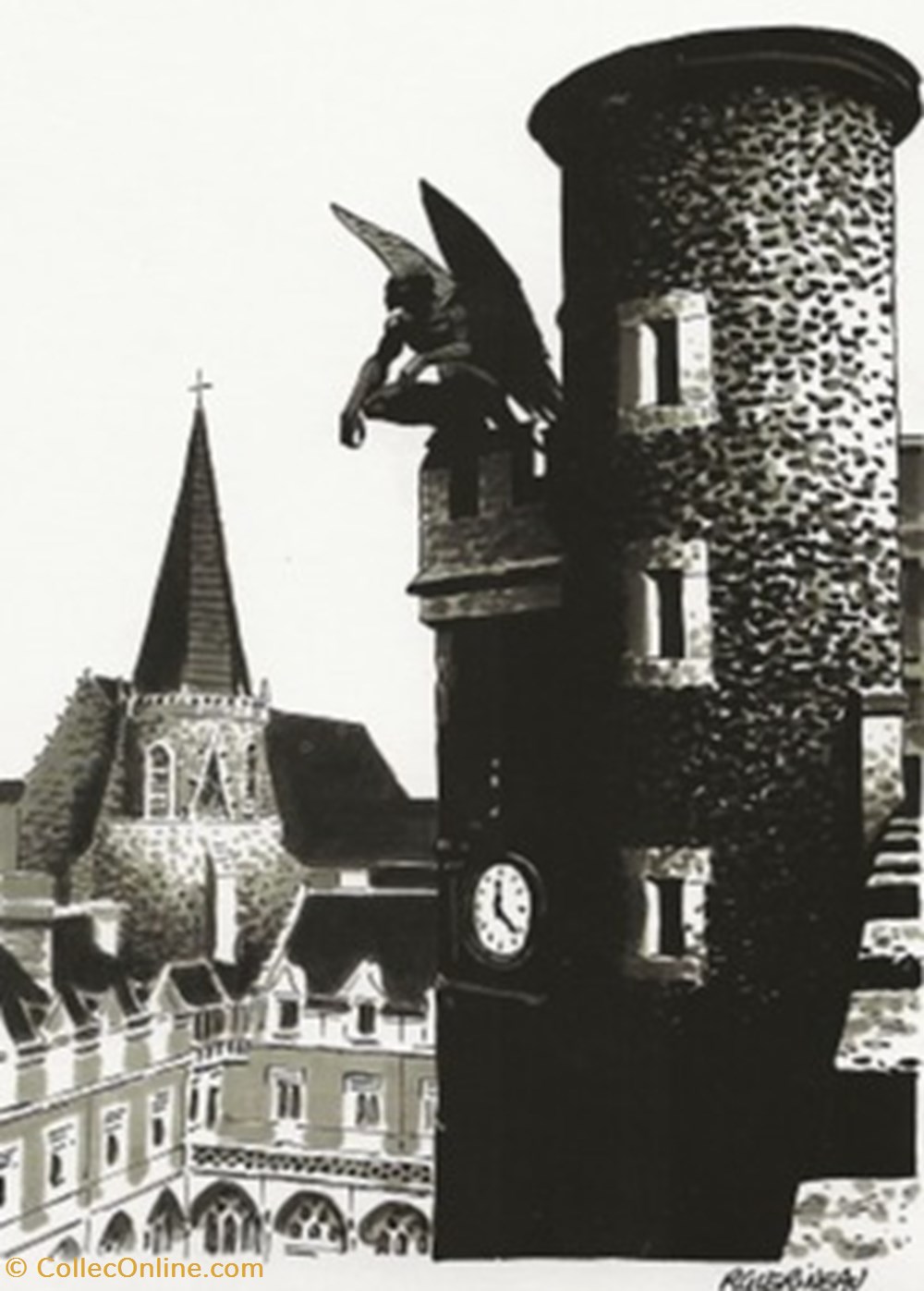 cartes postales bande dessinee liguge 86 2015