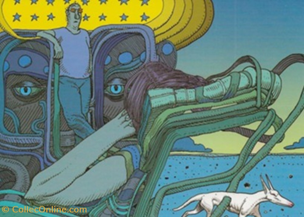 Moebius cartes postales bande dessinee moebius