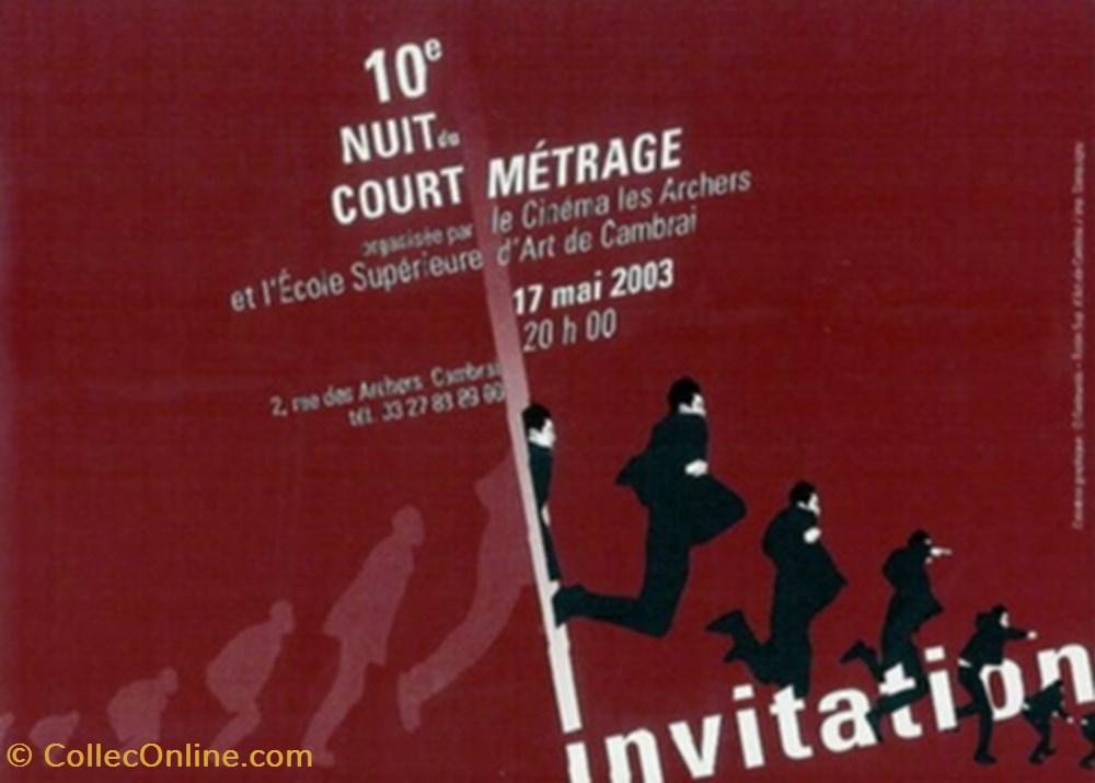 Cambrai La nuit du court métrage 2003 cartes postales autres cambrai la nuit du court metrage 2003
