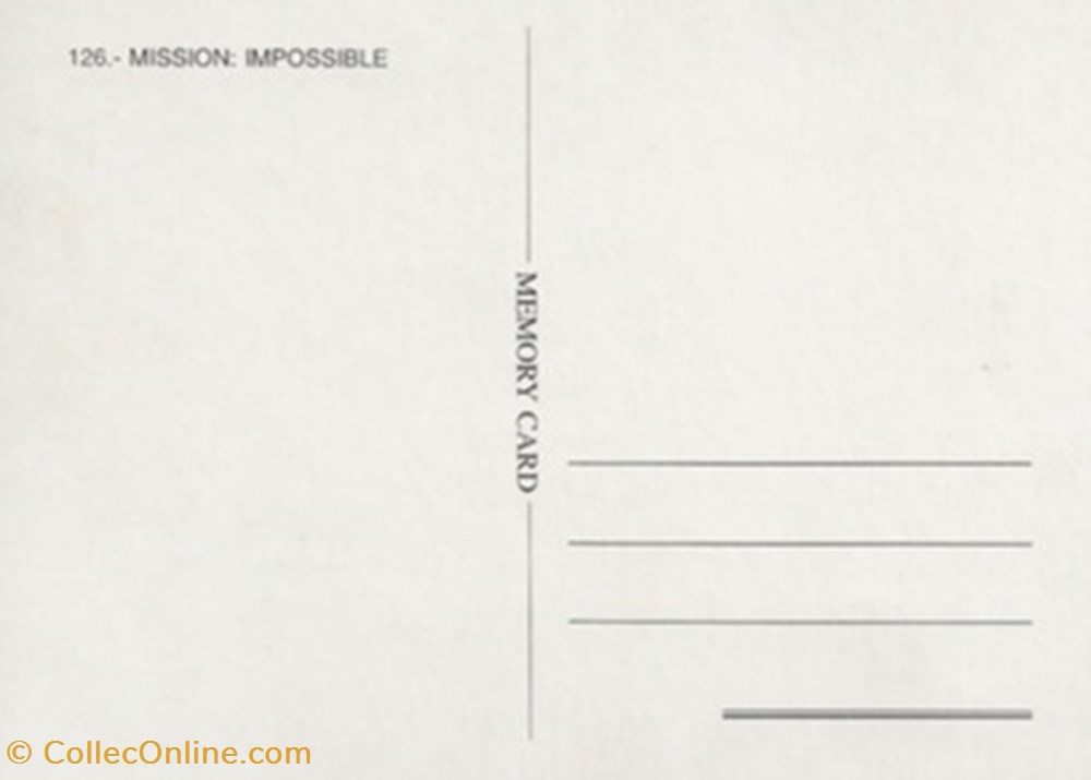 Mission impossible 2 cartes postales autres mission impossible