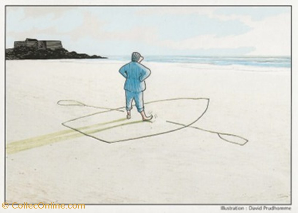 cartes postales bande dessinee saint malo 35 2010