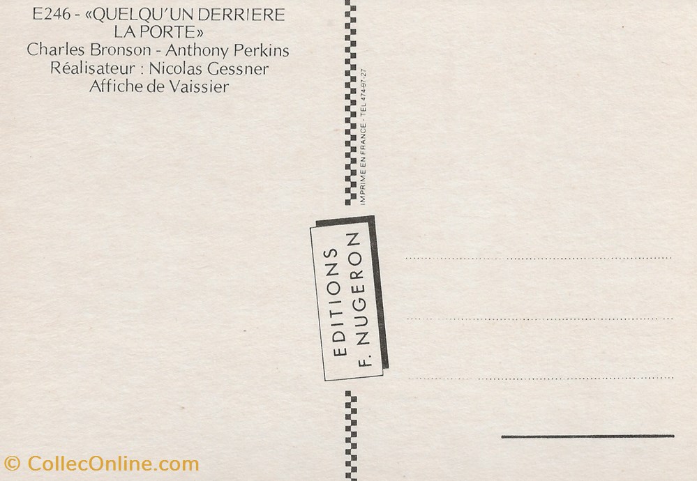 Quelqu'un derrière la porte cartes postales autres quelqu un derriere la porte