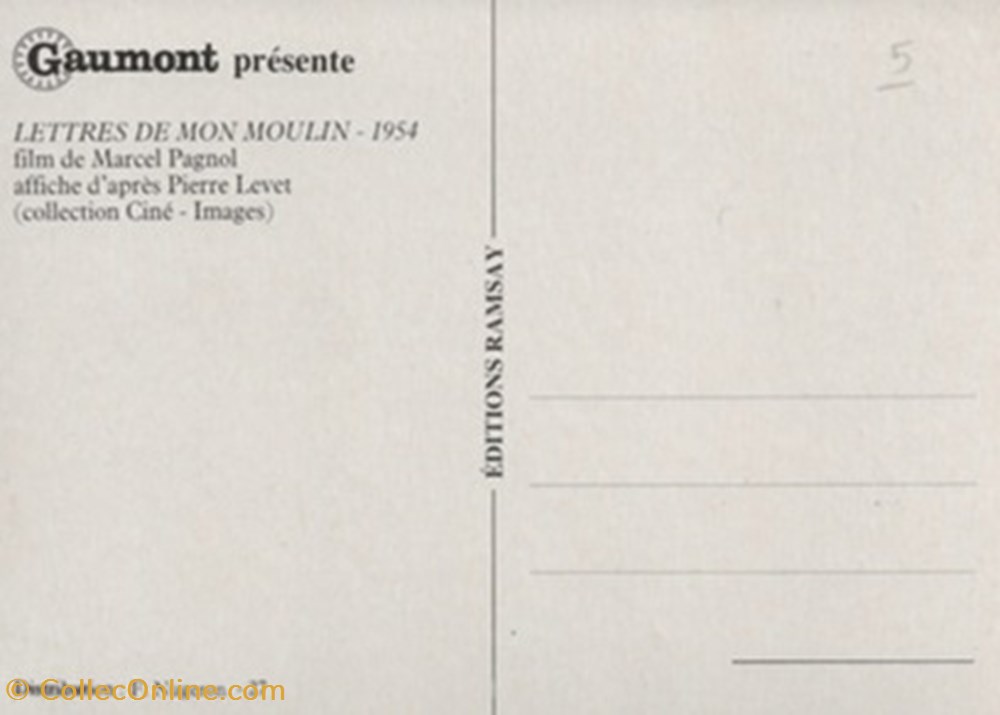 cartes postales autres lettres de mon moulin