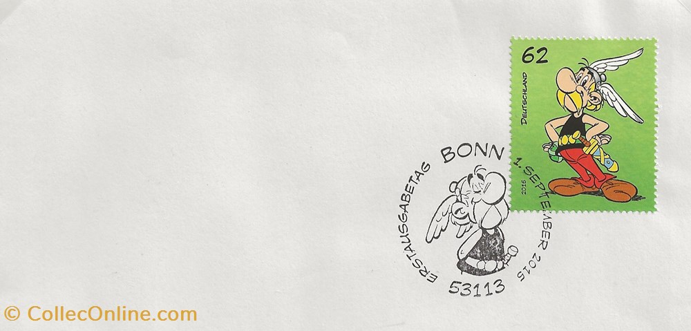 timbres bonn allemagne 2015 asterix