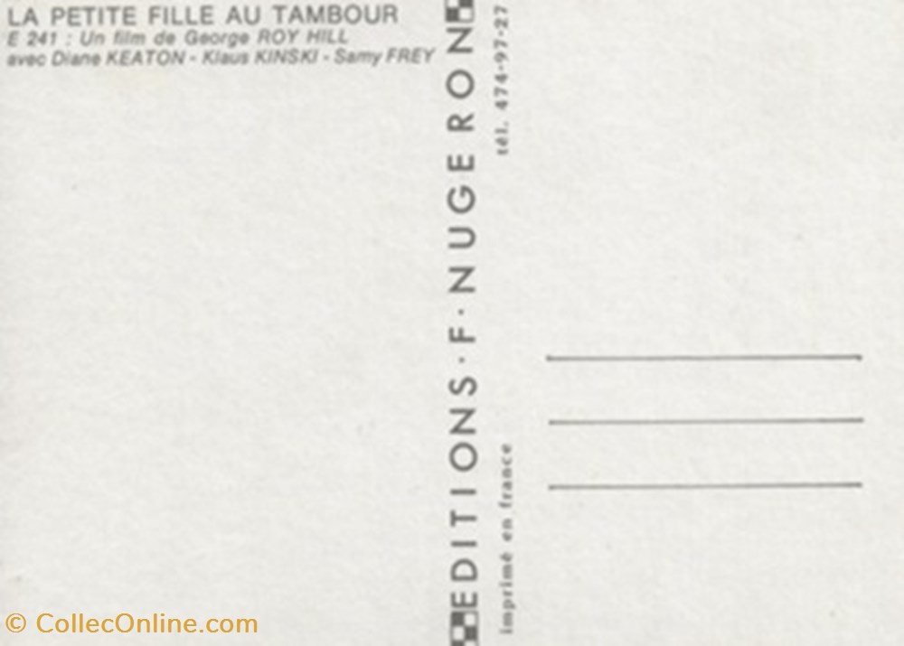 cartes postales autres la petite fille au tambour