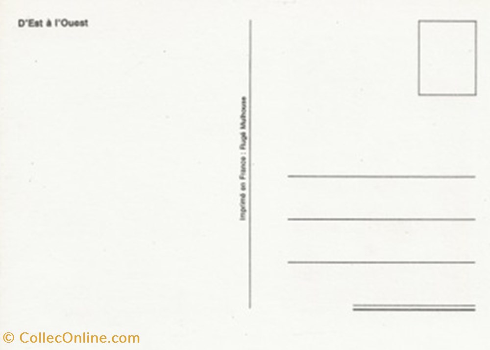 cartes postales bande dessinee illzach 68 1990
