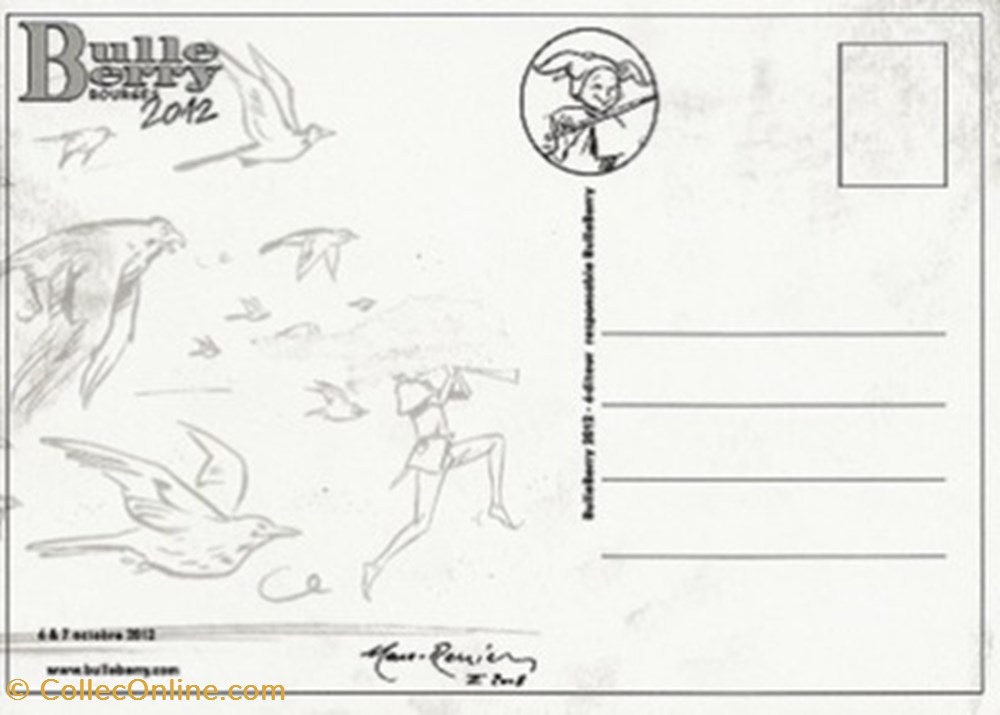 Bourges (18) 2012 cartes postales bande dessinee bourges 18 2012