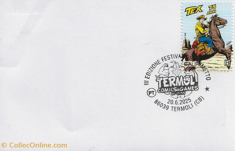 Termoli (Italie) 2025 III edizione Termoli comics & games timbres termoli italie 2025 iii edizione termoli comics games