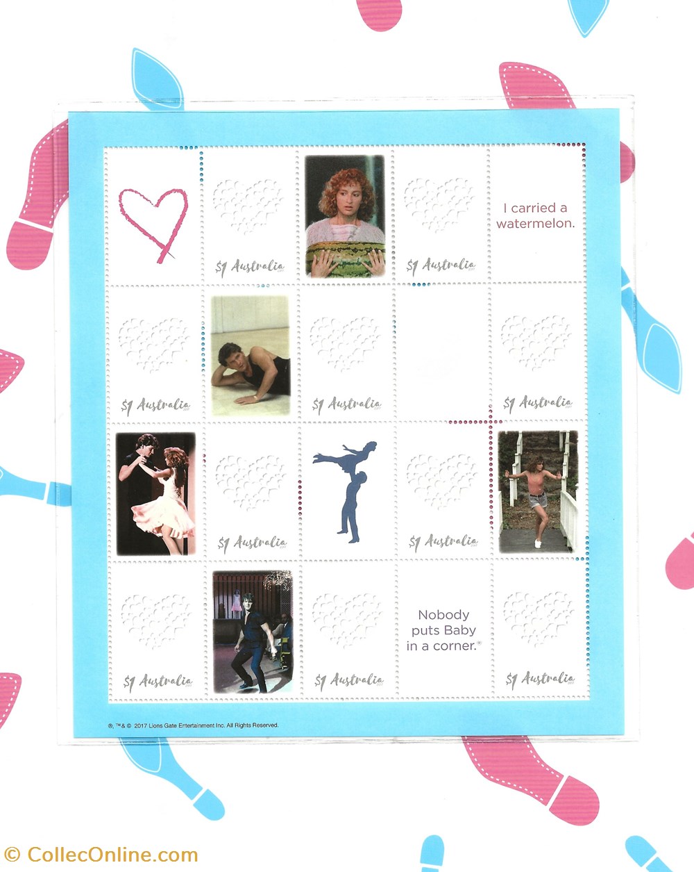 timbres zzz presentation pack australie 2017 dirty dancing