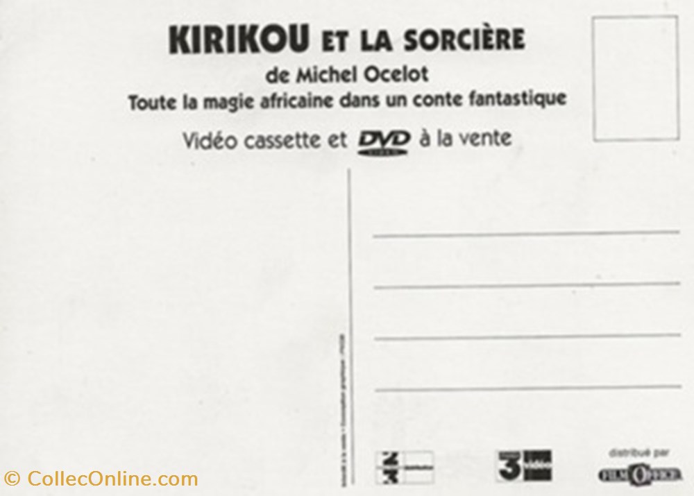 cartes postales autres kirikou et la sorciere