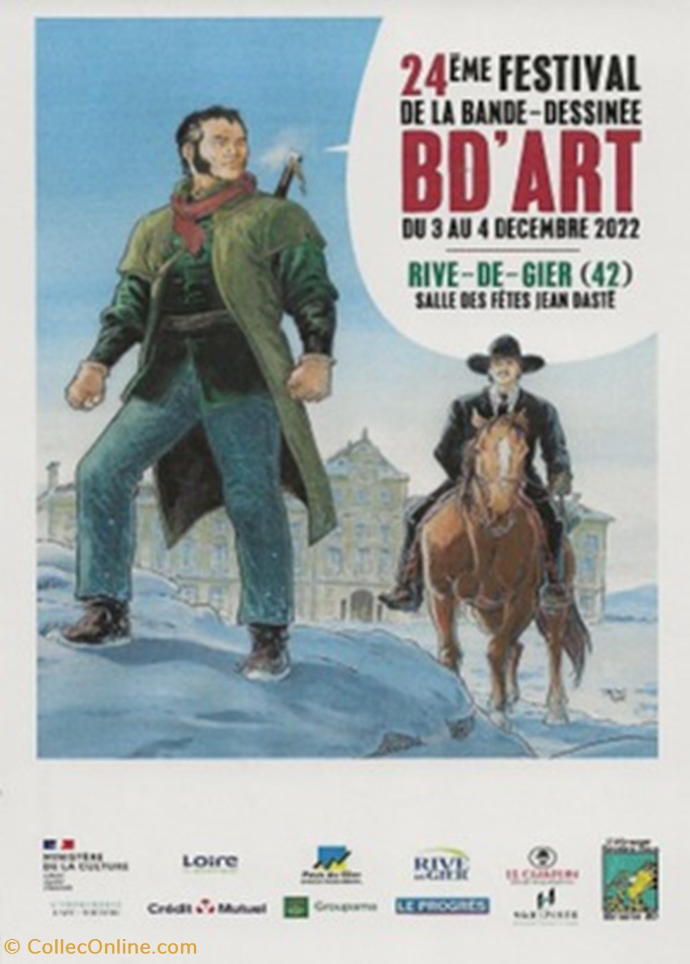 Rive de Gier (42) 2022 cartes postales bande dessinee rive de gier 42 2022