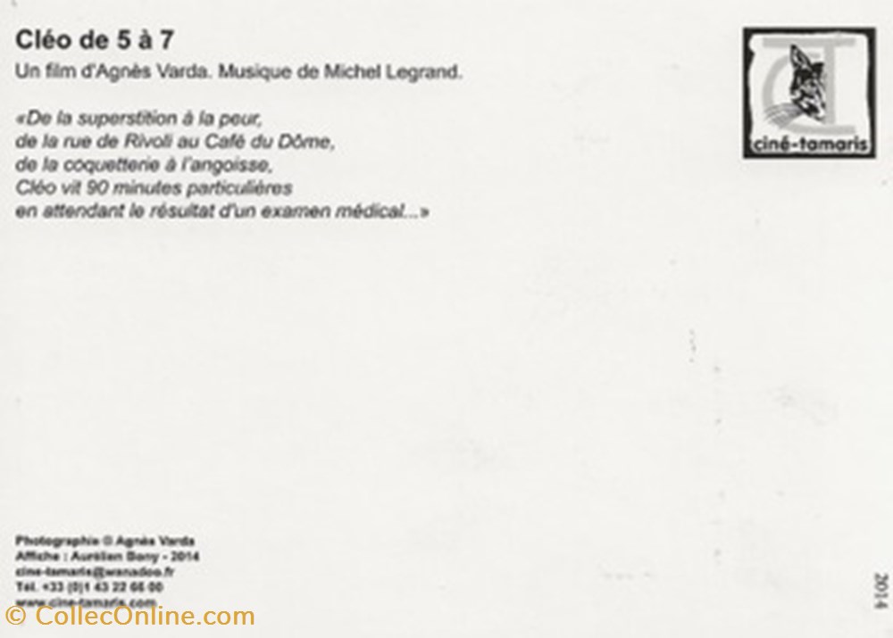 cartes postales autres cleo de 5 a 7