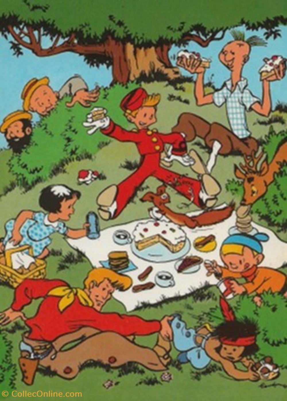 Le Journal de Spirou 01 cartes postales bande dessinee le journal de spirou 01