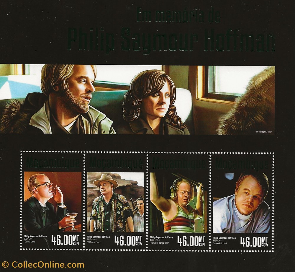 ZZZ Bloc (Mozambique) 2014 Philip Seymour Hoffman timbres zzz bloc mozambique 2014 philip seymour hoffman