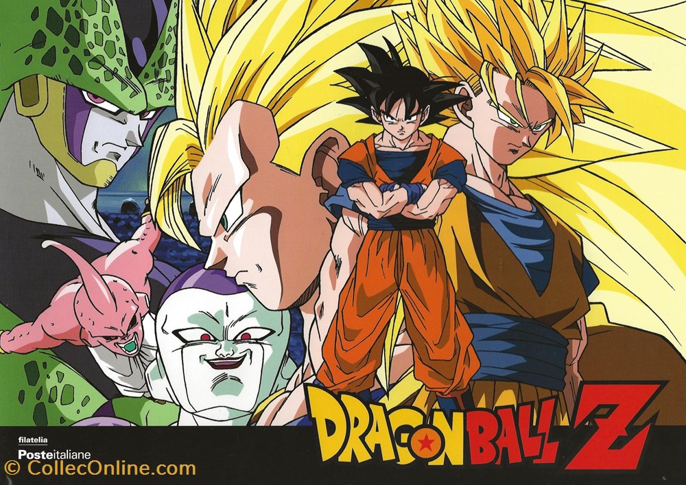 ZZZ Folder (Italie) 2022 Dragonball Z timbres zzz folder italie 2022 dragonball z