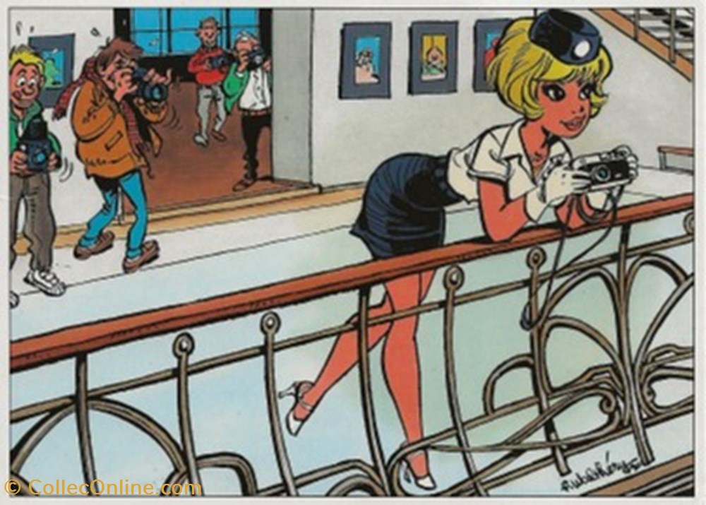 Natacha cartes postales bande dessinee natacha