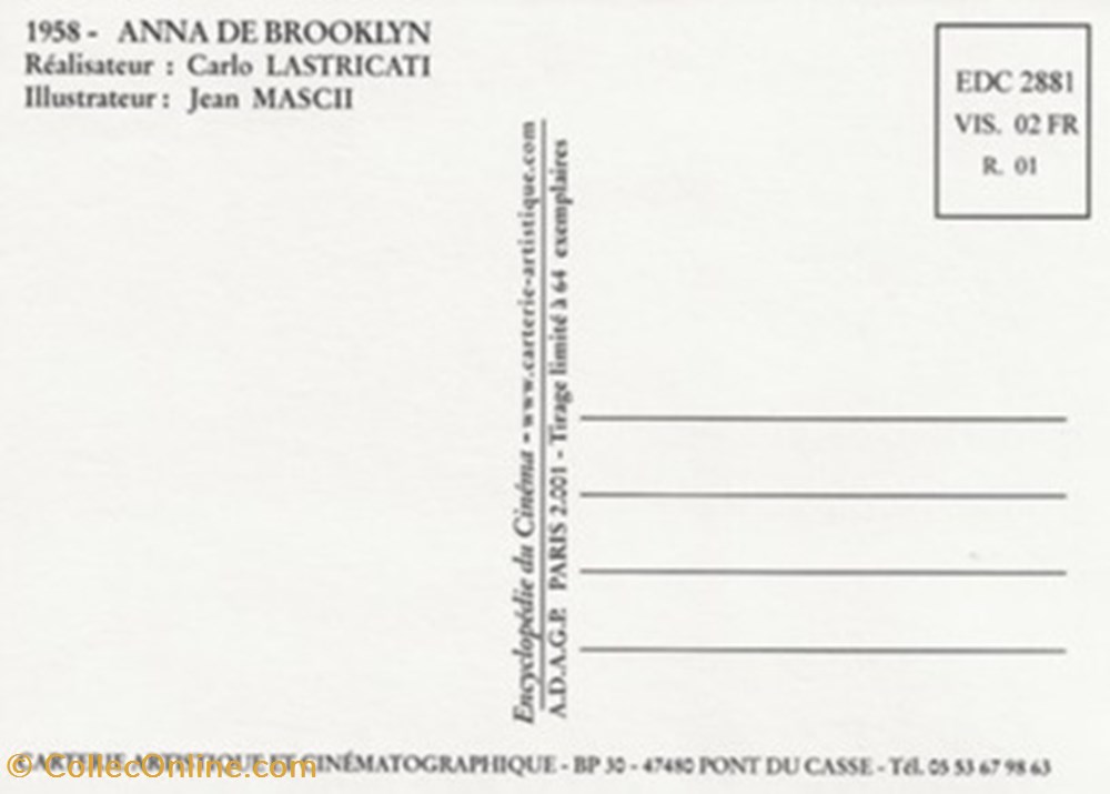 Anna de Brooklyn cartes postales autres anna de brooklyn