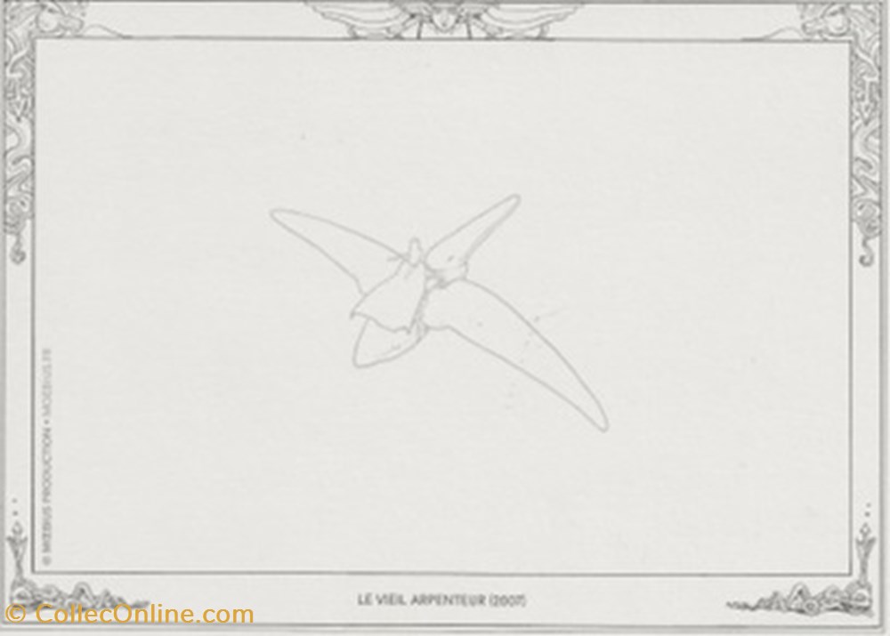 Arzak l'intemporel 2 cartes postales bande dessinee arzak intemporel