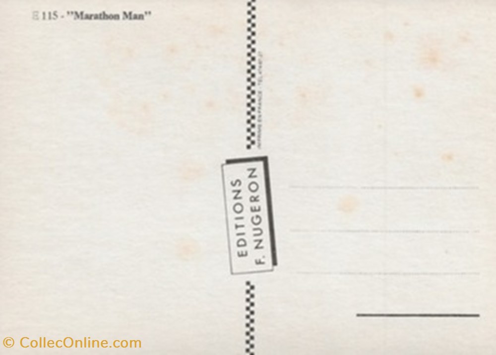 Marathon man cartes postales autres marathon man