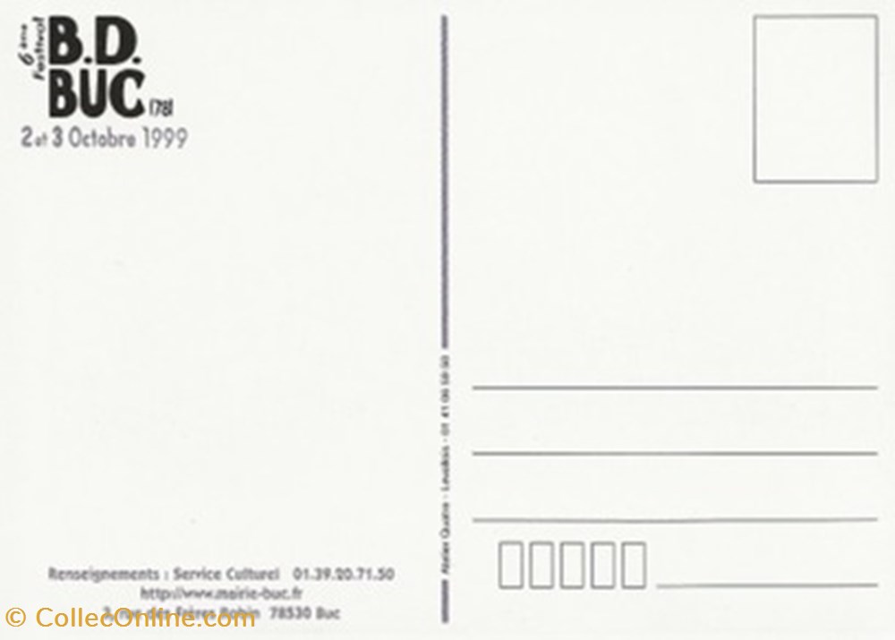 cartes postales bande dessinee buc 78 1999