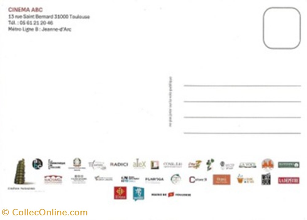 Toulouse Rencontres du cinéma italien 2022 cartes postales autres toulouse rencontres du cinema italien 2022