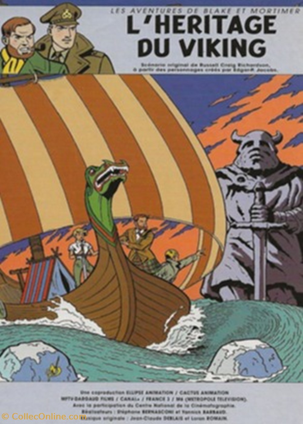cartes postales bande dessinee blake et mortimer