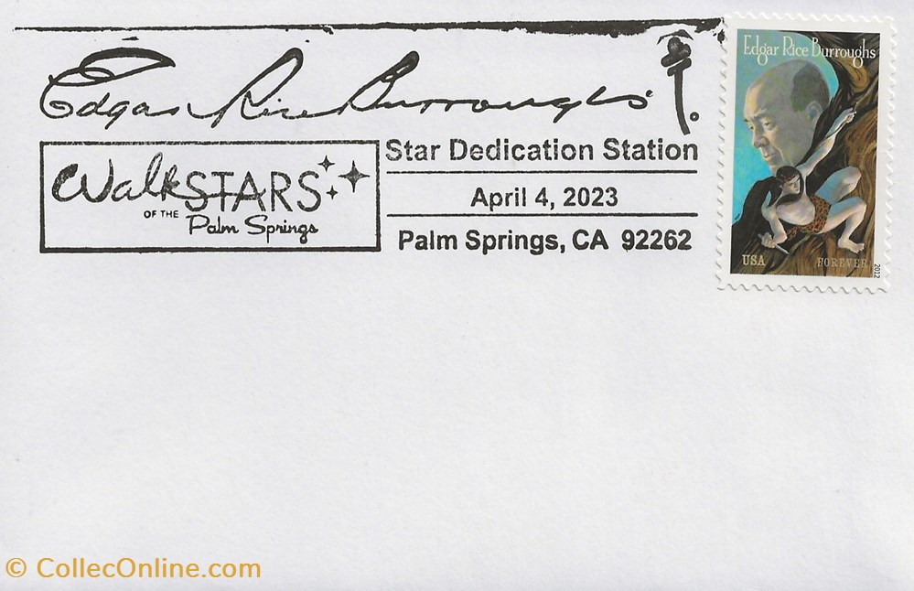 Palm Springs (Etats-Unis) 2023 Edgar Rice Burroughs timbres palm springs etats unis 2023 edgar rice burroughs